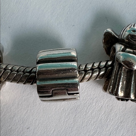 Pandora Silver Charm Bracelet w/charms - Picture 6 of 8